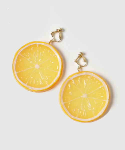 WEGO（ウィゴー）の「WEGO/フルーツイヤリング（イヤリング・レディース・レッド/イエロー/オレンジ・FREE）」の2枚目の写真