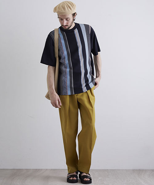 UNITED TOKYO（ユナイテッドトウキョウ）の「ハイカウントワイド2タックスラックス（その他パンツ・メンズ・ブラウン/ブラック/イエロー・1/3/2）」の18枚目の写真