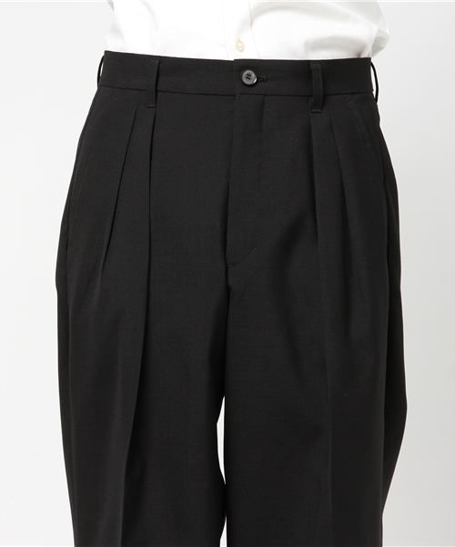 UNITED TOKYO（ユナイテッドトウキョウ）の「ハイカウントワイド2タックスラックス（その他パンツ・メンズ・ブラウン/ブラック/イエロー・1/3/2）」の8枚目の写真