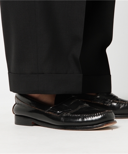 UNITED TOKYO（ユナイテッドトウキョウ）の「ハイカウントワイド2タックスラックス（その他パンツ・メンズ・ブラウン/ブラック/イエロー・1/3/2）」の11枚目の写真