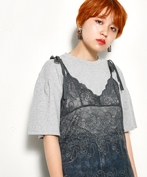 SLY | TUCK SLEEVE BOX T/SH(Tシャツ/カットソー)