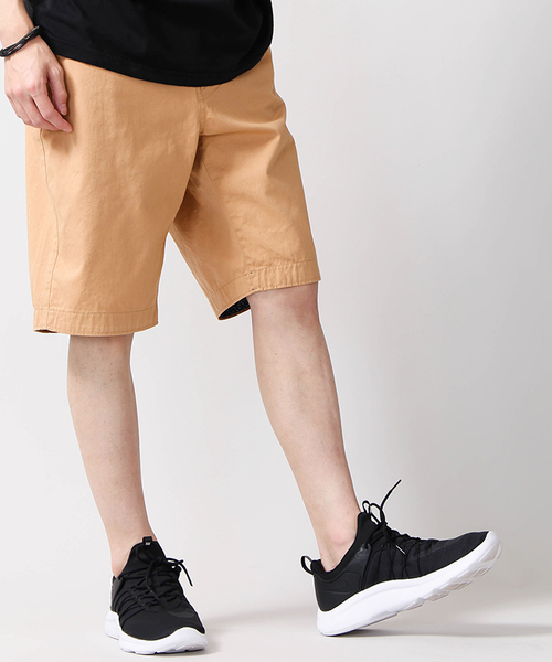 WEGO（ウィゴー）の「WEGO/ソフトカラーショーツ（その他パンツ・メンズ・カーキ/ベージュ/ホワイト/ネイビー/ブラック/レッド・SMALL/LARGE/MEDIUM/X-LARGE）」の4枚目の写真