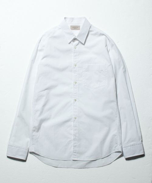 FACTOTUM（ファクトタム）の「【VALLIS】タイプライタードレスシャツ（シャツ/ブラウス・メンズ・ストライプ/ネイビー/ホワイト・44/48/46）」の5枚目の写真