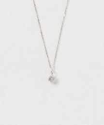 me.luxe | me.luxe【誕生石】K10WG 4月ダイヤモンド ネックレス(ネックレス)