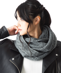 QUEENHEAD | 細編みニットスヌード(ネックウォーマー/スヌード)