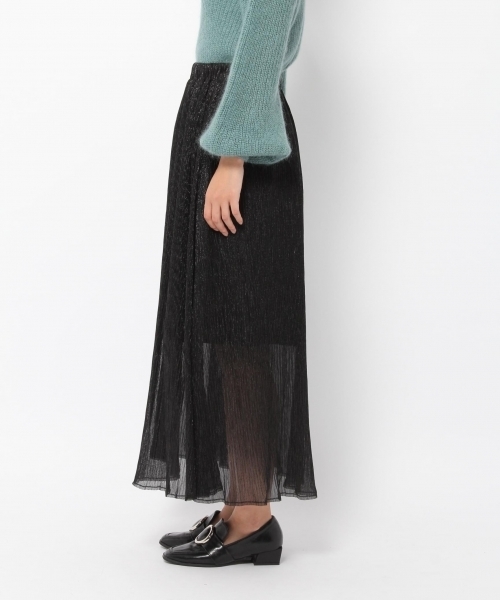 laboratory work（ラボラトリーワーク）の「ラメプリーツスカート（スカート・レディース・ブラック/ベージュ/ピンク・MEDIUM）」の8枚目の写真