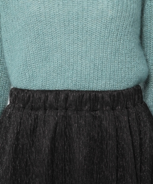 laboratory work（ラボラトリーワーク）の「ラメプリーツスカート（スカート・レディース・ブラック/ベージュ/ピンク・MEDIUM）」の6枚目の写真