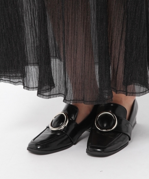 laboratory work（ラボラトリーワーク）の「ラメプリーツスカート（スカート・レディース・ブラック/ベージュ/ピンク・MEDIUM）」の5枚目の写真