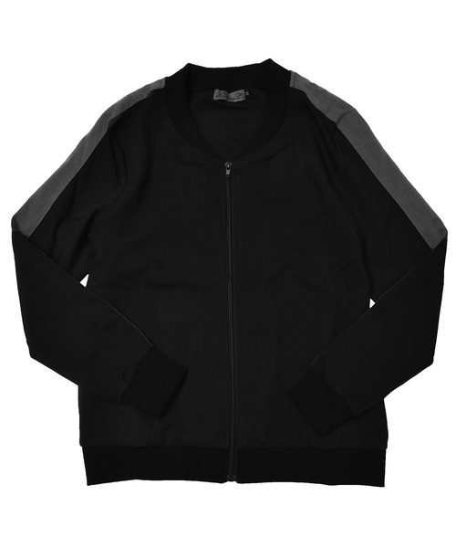 MinoriTY（マイノリティ）の「メンズ袖ラインミリタリーMA-1ジャケット（MA-1・メンズ・ブラック×ホワイト/カーキ/グレー/ブラック×グレー・XL/L/M）」の17枚目の写真