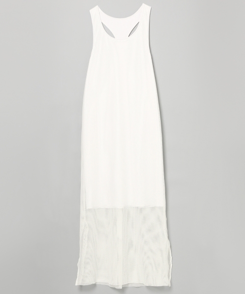 Jeanasis ジーナシス の Yoga メッシュノースリーブワンピース ワンピース Wear