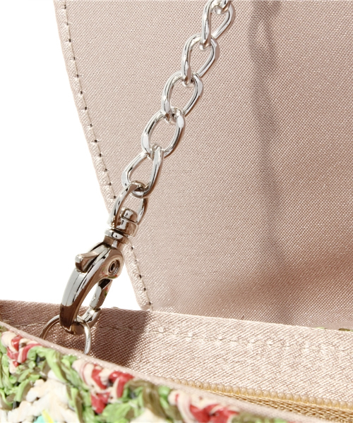 ROSE BUD（ローズバッド）の「(LL ACCESSORIES)B882B MULTI COLOR ZIGZAG PTN CLUTCH W/CH（クラッチバッグ・レディース・マルチ・ONE SIZE）」の4枚目の写真