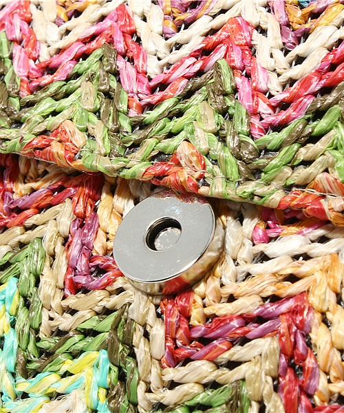 ROSE BUD（ローズバッド）の「(LL ACCESSORIES)B882B MULTI COLOR ZIGZAG PTN CLUTCH W/CH（クラッチバッグ・レディース・マルチ・ONE SIZE）」の5枚目の写真
