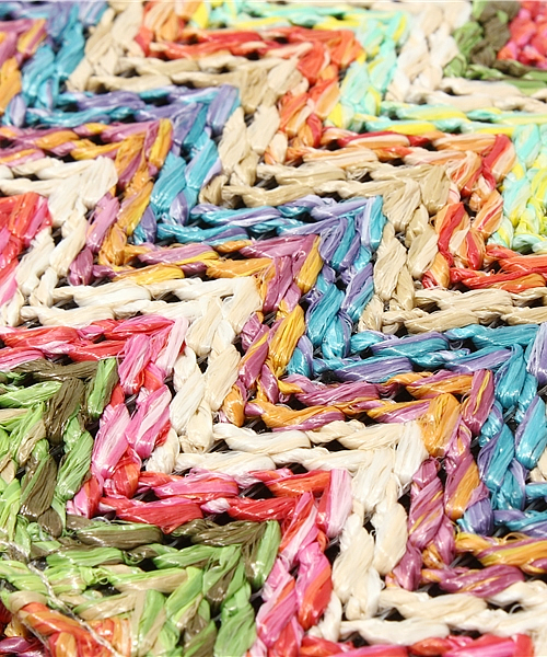 ROSE BUD（ローズバッド）の「(LL ACCESSORIES)B882B MULTI COLOR ZIGZAG PTN CLUTCH W/CH（クラッチバッグ・レディース・マルチ・ONE SIZE）」の7枚目の写真
