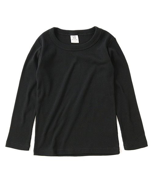 devirock(デビロック)の「リブ長袖クルーネックTシャツ カットソー(Tシャツ/カットソー・キッズ・ブラック/レッド/オフホワイト/ブルー系その他/ヘザーチャコール・110cm/100cm/120cm/130cm/140cm/150cm/160cm)」の16枚目の写真