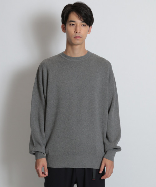 niko and...（ニコアンド）の「ミラノリブクループルオーバー（ニット/セーター・メンズ・ベージュ/ネイビー/グレー/オフホワイト・MEDIUM/LARGE）」の13枚目の写真