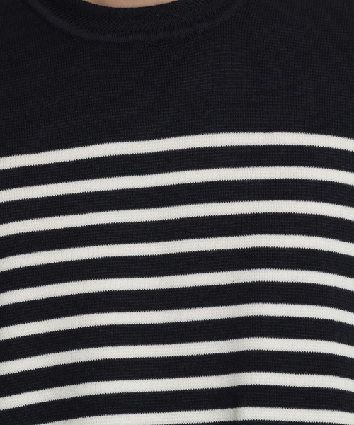 niko and...（ニコアンド）の「ミラノリブクループルオーバー（ニット/セーター・メンズ・ベージュ/ネイビー/グレー/オフホワイト・MEDIUM/LARGE）」の21枚目の写真