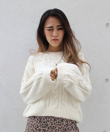 one way | モールケーブルPO(ニット/セーター)