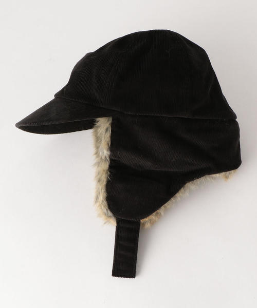 COMESANDGOES(カムズアンドゴーズ)の「<COMESANDGOES> EAR CAP/キャップ □□(キャップ・メンズ・ブラック/ダークグレー・FREE)」の1枚目の写真