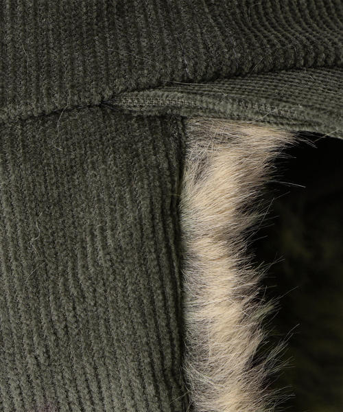 COMESANDGOES(カムズアンドゴーズ)の「<COMESANDGOES> EAR CAP/キャップ □□(キャップ・メンズ・ブラック/ダークグレー・FREE)」の4枚目の写真