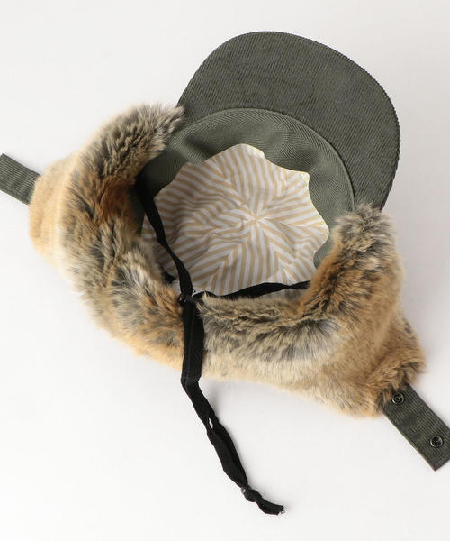 COMESANDGOES(カムズアンドゴーズ)の「<COMESANDGOES> EAR CAP/キャップ □□(キャップ・メンズ・ブラック/ダークグレー・FREE)」の6枚目の写真
