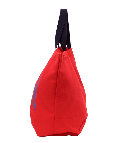 X-girl（エックスガール）の「OUTLINE LOGO BAG（トートバッグ・レディース・ホワイト/ブラック/レッド/ネイビー・ONE SIZE）」の6枚目の写真