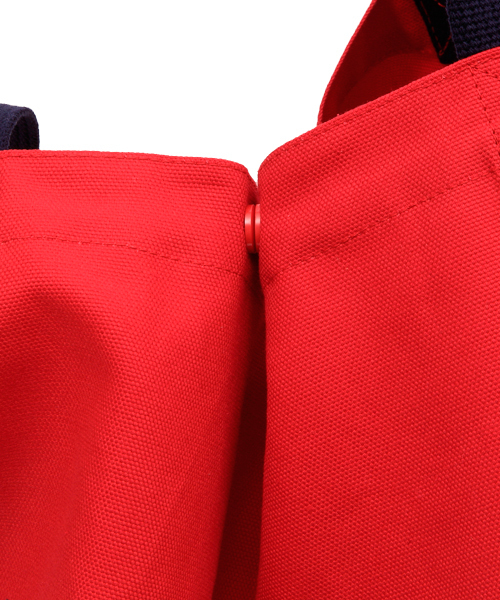 X-girl（エックスガール）の「OUTLINE LOGO BAG（トートバッグ・レディース・ホワイト/ブラック/レッド/ネイビー・ONE SIZE）」の8枚目の写真