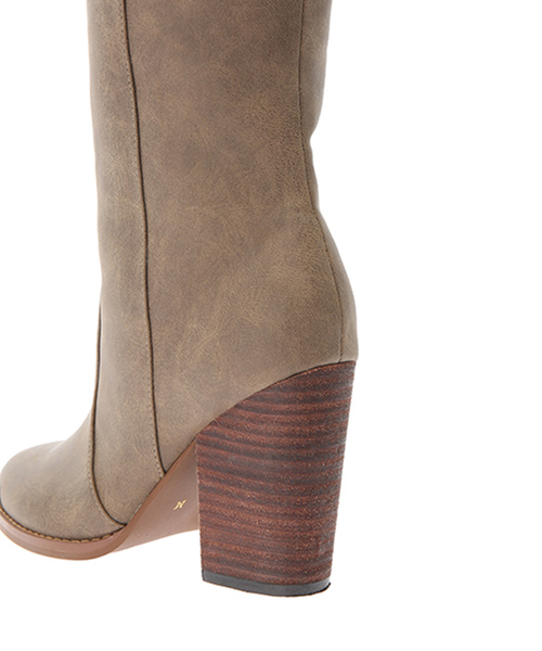 ALEXIA STAM(アリシアスタン)の「Gold Toe Leather Long Boots/ニーハイブーツ(ブーツ・レディース・ブラック/ベージュ・S/M/L)」の16枚目の写真
