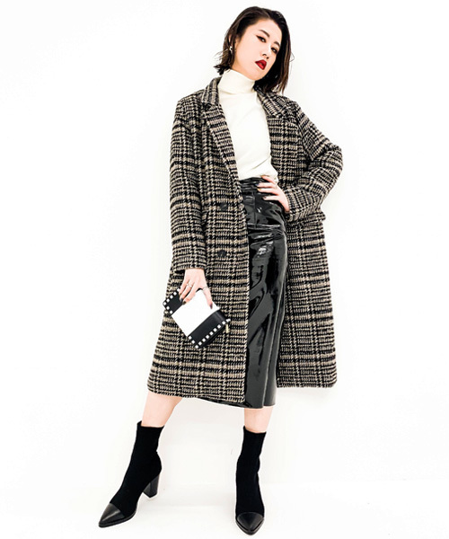 Narcissus（ナルシス）の「【cheap!!by vaNite】パテントIラインスカート（スカート・レディース・ブラック・SMALL/MEDIUM）」の15枚目の写真