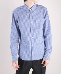 ギンガム チェック」に該当するシャツ/ブラウス（ブルー・ネイビー