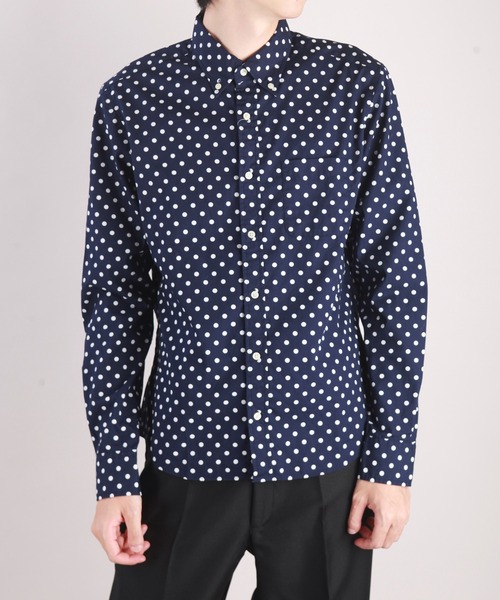 FARAH★長袖 ボタンダウン ロゴ シャツ ワイシャツ★チェック柄 FARAH☆長袖 ボタンダウン ロゴ シャツ ワイシャツ☆チェック柄