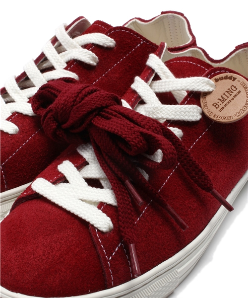 B:MING by BEAMS（ビーミングバイビームス）の「□B buddy / 別注 BullTerrier（スニーカー・メンズ・グレー/ワイン/グリーン・26.5cm/27.5cm/25.5cm）」の5枚目の写真