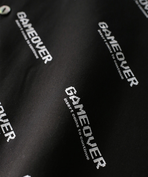 SHAREEF(シャリーフ)の「GAME OVER LOGO BIG SHIRTS(シャツ/ブラウス・メンズ・オレンジ/ホワイト/ブラック・3/1/2)」の13枚目の写真