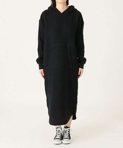 SLOBE citron.（スローブシトロン）の「SLOBE citron. サーマルフードパーカーワンピース◆（ワンピース・レディース・ホワイト・FREE）」の2枚目の写真