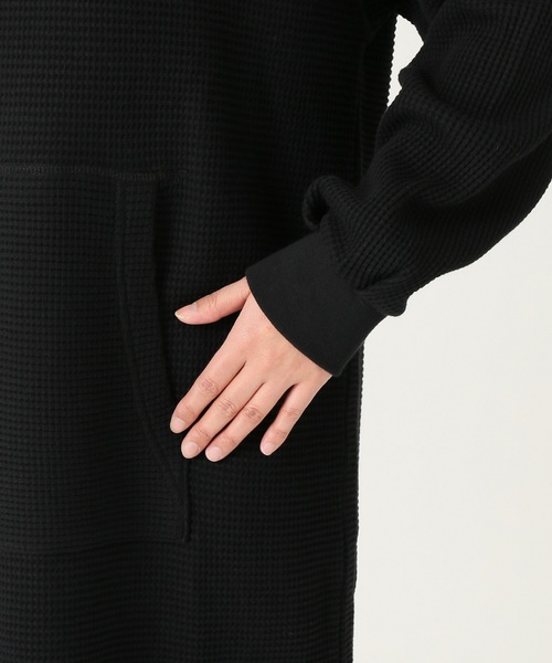 SLOBE citron.（スローブシトロン）の「SLOBE citron. サーマルフードパーカーワンピース◆（ワンピース・レディース・ホワイト・FREE）」の6枚目の写真