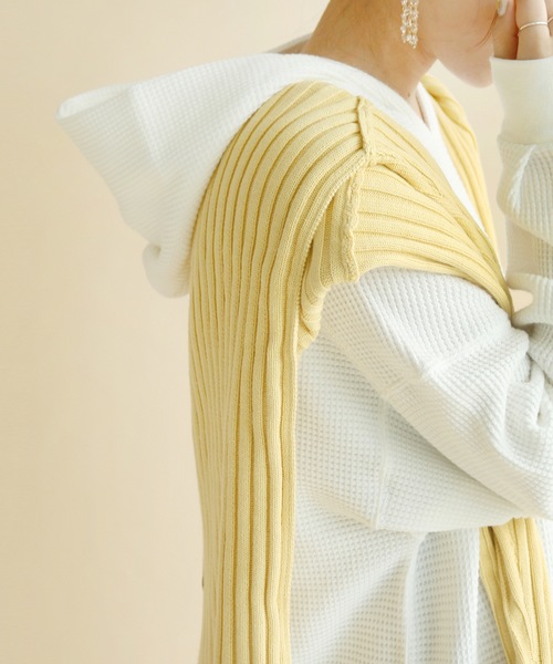 SLOBE citron.（スローブシトロン）の「SLOBE citron. サーマルフードパーカーワンピース◆（ワンピース・レディース・ホワイト・FREE）」の14枚目の写真