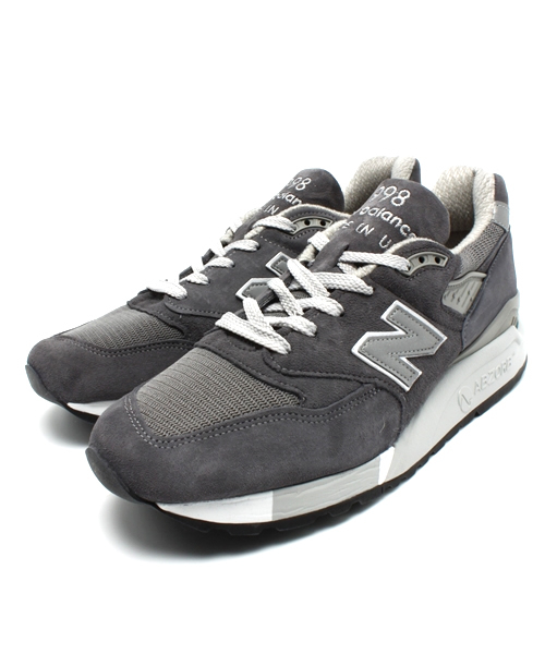 BEAMS(ビームス)の「NEW BALANCE / M998(スニーカー・メンズ・チャコールグレー/サックスブルー・8inch/7.5inch/10inch/9.5inch/8.5inch/9inch)」の2枚目の写真