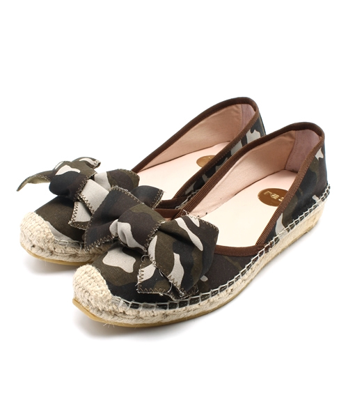ROSE BUD（ローズバッド）の「(R.A.S. SHOES) 5982BCM CAMOUFLAGE BOW FRONT ESPADRILLE（その他シューズ・レディース・カモフラージュ・36/37/38/39）」の9枚目の写真