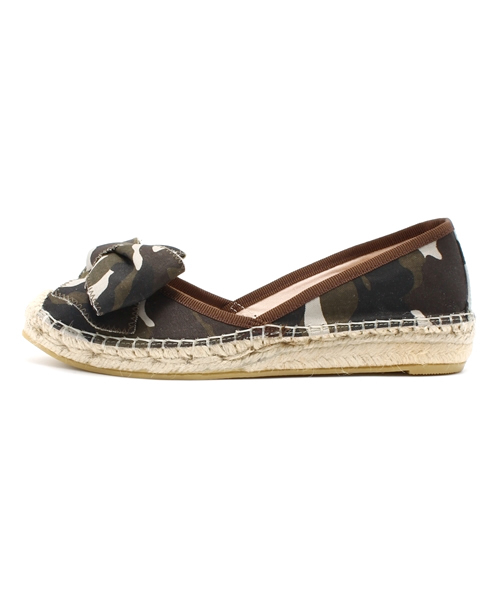 ROSE BUD（ローズバッド）の「(R.A.S. SHOES) 5982BCM CAMOUFLAGE BOW FRONT ESPADRILLE（その他シューズ・レディース・カモフラージュ・36/37/38/39）」の2枚目の写真