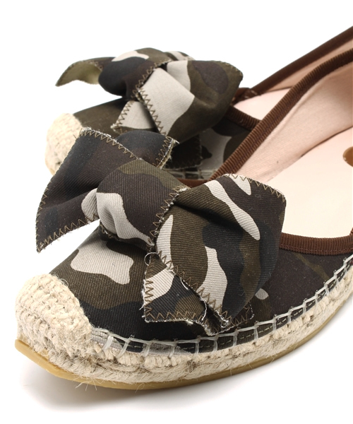 ROSE BUD（ローズバッド）の「(R.A.S. SHOES) 5982BCM CAMOUFLAGE BOW FRONT ESPADRILLE（その他シューズ・レディース・カモフラージュ・36/37/38/39）」の6枚目の写真