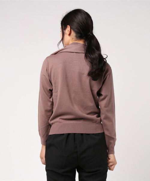 DONOBAN（ドノバン）の「ドッキングニット [E]（ニット/セーター・レディース・ブラック/ベージュ/モカ/チャコール・M）」の20枚目の写真