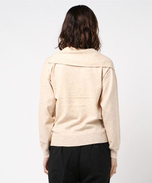 DONOBAN（ドノバン）の「ドッキングニット [E]（ニット/セーター・レディース・ブラック/ベージュ/モカ/チャコール・M）」の16枚目の写真