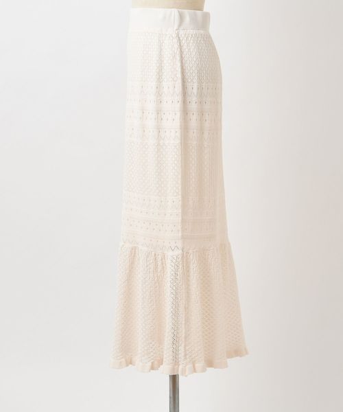 one after another NICE CLAUP(ワンアフターアナザーナイスクラップ)の「かぎ針マーメイドスカート(スカート・レディース・アイボリー/テラコッタ/ベージュ・FREE)」の8枚目の写真