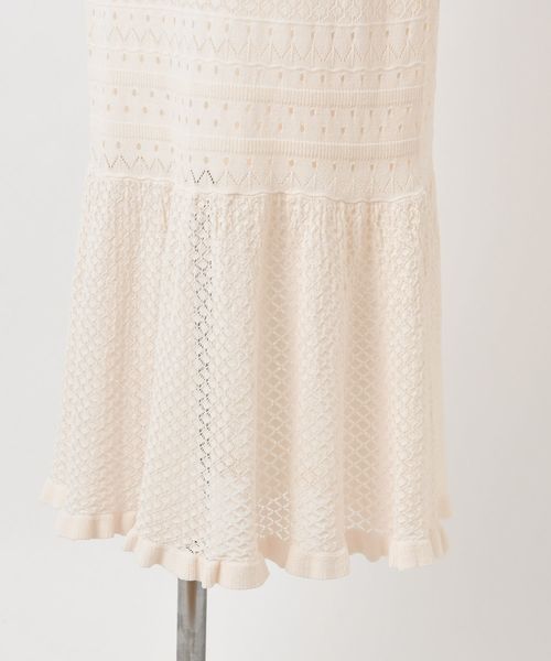one after another NICE CLAUP(ワンアフターアナザーナイスクラップ)の「かぎ針マーメイドスカート(スカート・レディース・アイボリー/テラコッタ/ベージュ・FREE)」の10枚目の写真