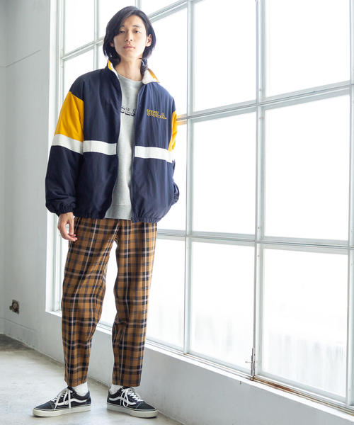 coen(コーエン)の「TRストレッチワイドテーパードチェックパンツ(その他パンツ・メンズ・ダークグレー/ブラウン・LARGE/SMALL/X-LARGE/MEDIUM)」の11枚目の写真