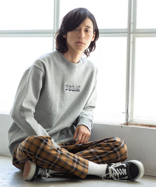 coen(コーエン)の「TRストレッチワイドテーパードチェックパンツ(その他パンツ・メンズ・ダークグレー/ブラウン・LARGE/SMALL/X-LARGE/MEDIUM)」の8枚目の写真