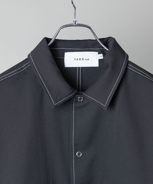 YARD PLUS(ヤードプリュス)の「YARD PLUS ringスナップシャツSET UP(セットアップ・メンズ・ブラック/モカ/ベージュ・MEDIUM/LARGE)」の13枚目の写真