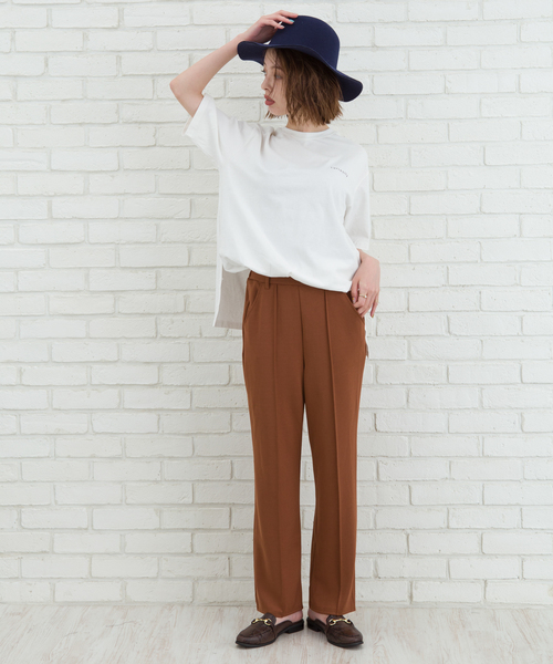 Libby&Rose(リビーアンドローズ)の「センターシームパンツ(その他パンツ・レディース・ブラック/ダークグリーン/パープル/ブラウン・FREE)」の17枚目の写真