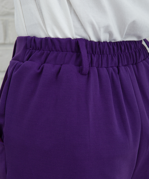 Libby&Rose(リビーアンドローズ)の「センターシームパンツ(その他パンツ・レディース・ブラック/ダークグリーン/パープル/ブラウン・FREE)」の12枚目の写真