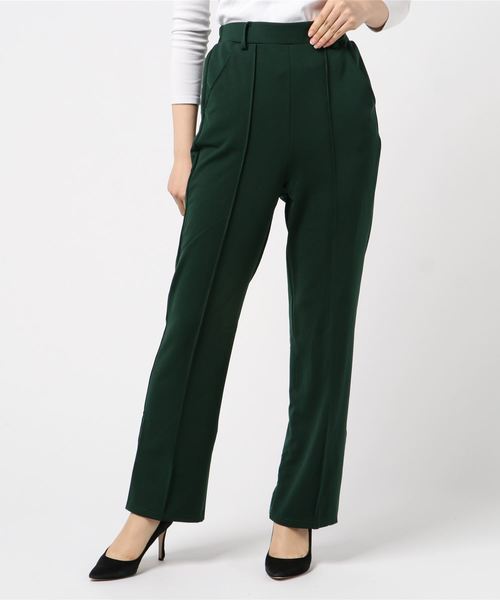 Libby&Rose(リビーアンドローズ)の「センターシームパンツ(その他パンツ・レディース・ブラック/ダークグリーン/パープル/ブラウン・FREE)」の9枚目の写真