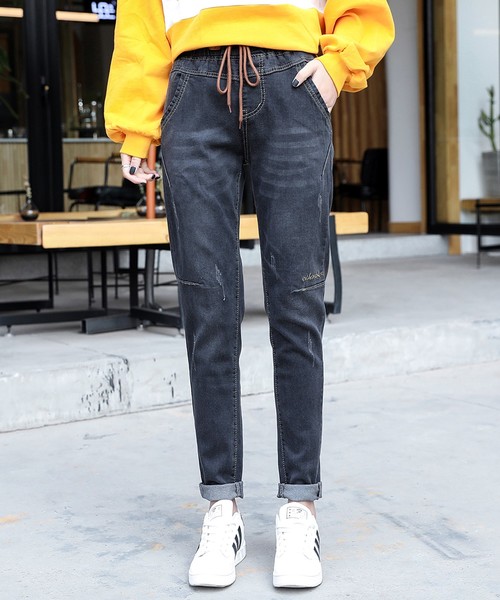 レディース ゆったりウエストリボンデニムパンツ デニムパンツ Day Closet デイ クローゼット のファッション通販 Zozotown